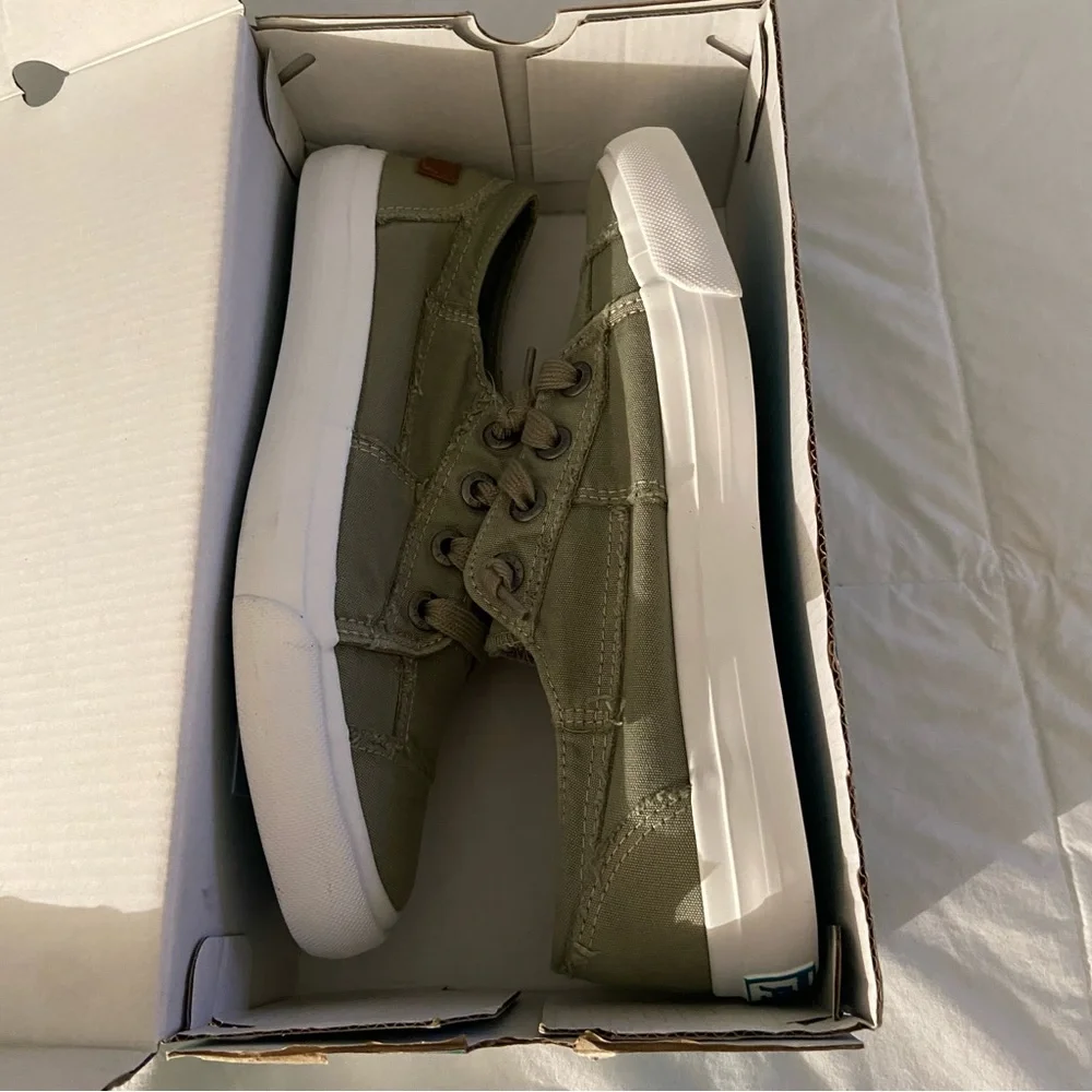 Blowfish Olive Canvas Sneakers - Picture 11 of 12